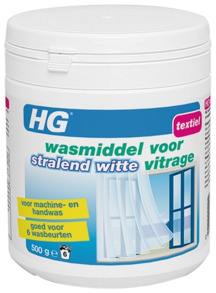 HG wasmiddel voor stralend witte vitrage